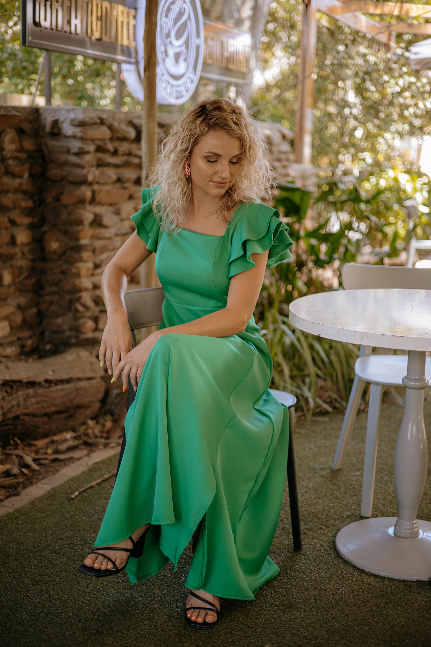 KIMBERLEY DRESS IN GREEN