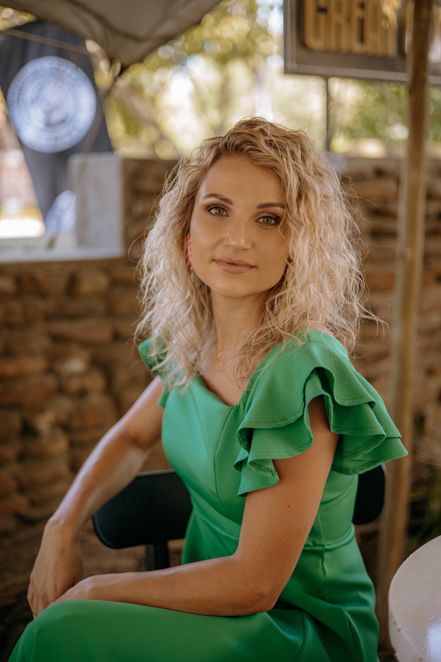 KIMBERLEY DRESS IN GREEN