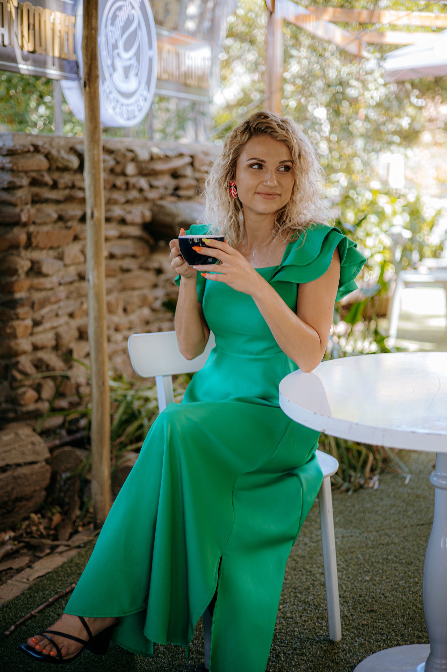 KIMBERLEY DRESS IN GREEN
