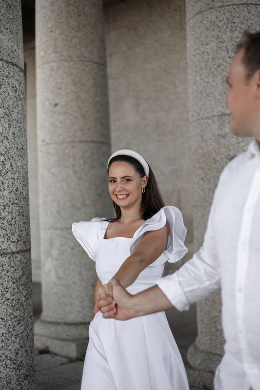 KIMBERLEY DRESS IN WHITE