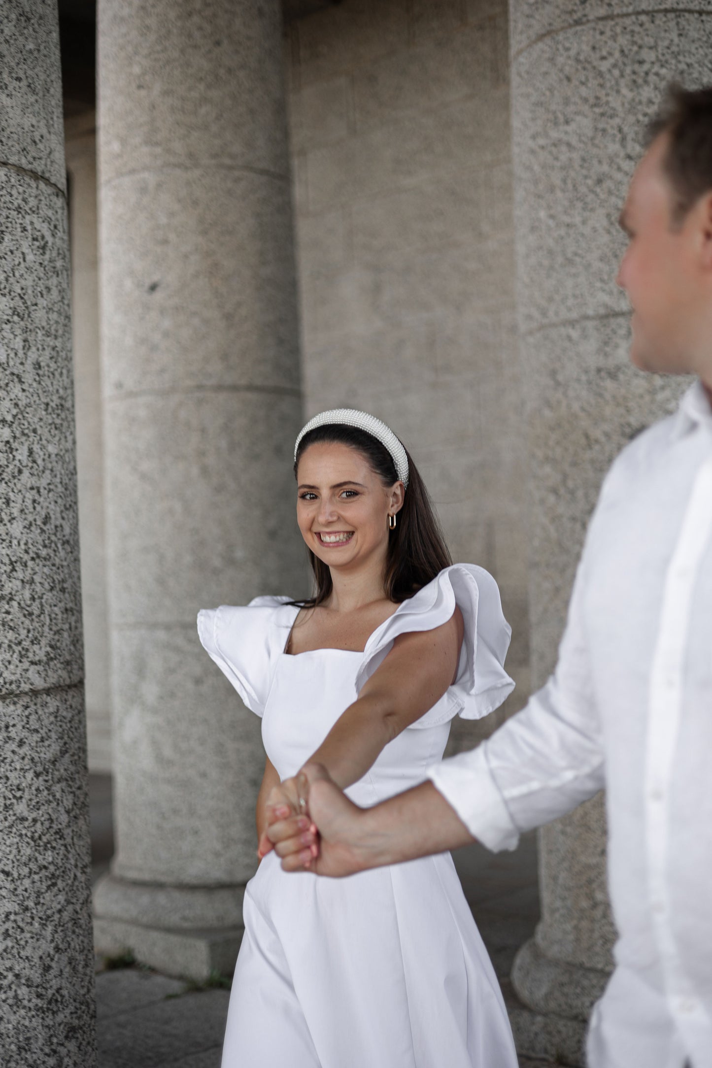 Kimberley Dress in white