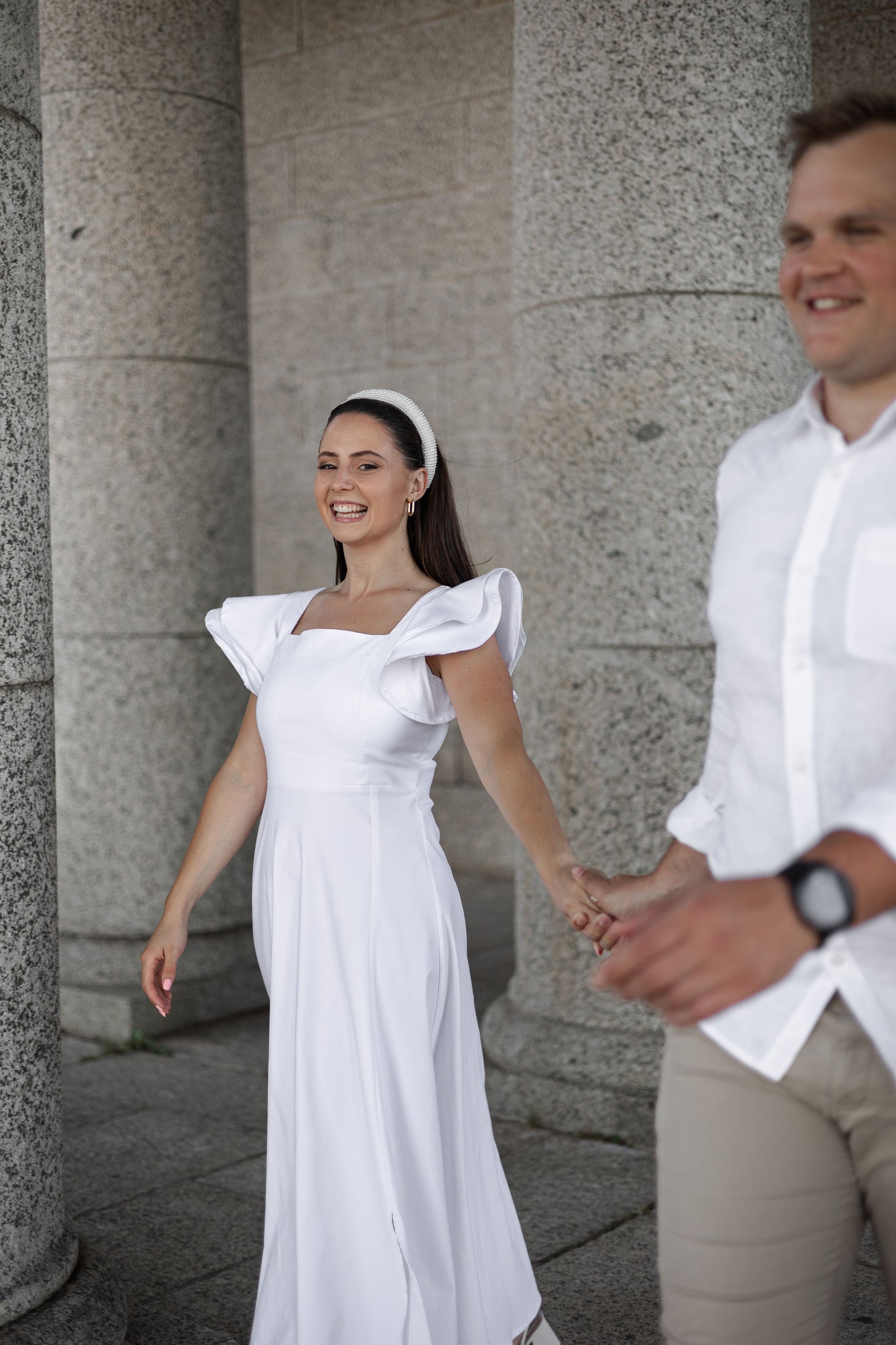 Kimberley Dress in white