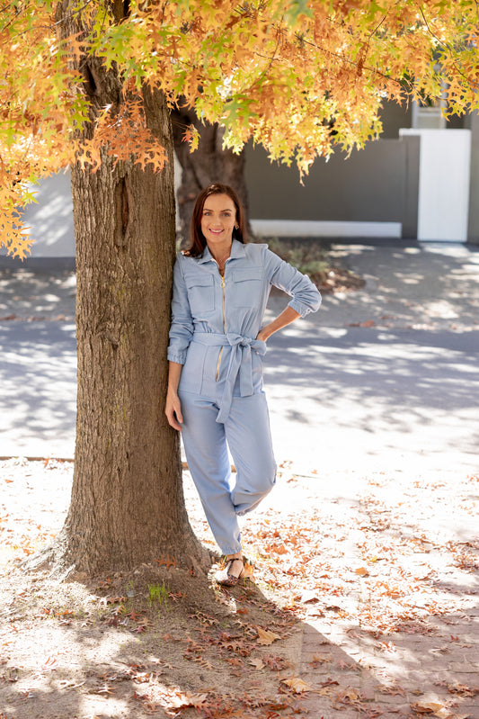 Cloud Blue Boilersuit