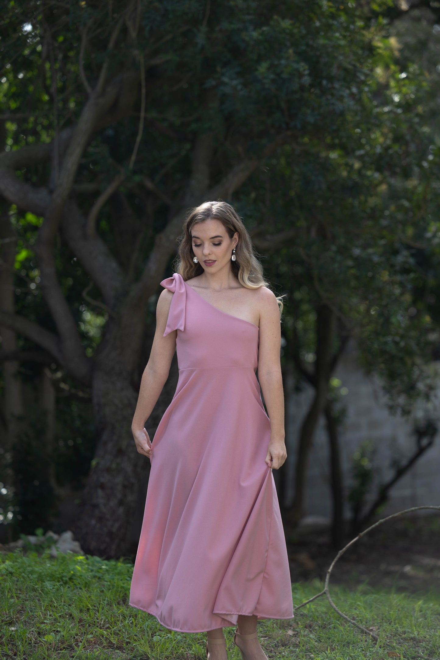 KYLE ONE-SHOULDER DRESS