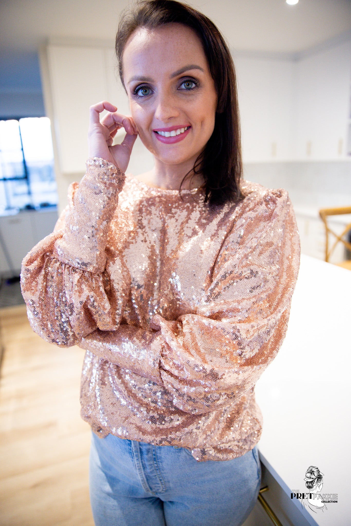 DIDI SEQUINS BLOUSE
