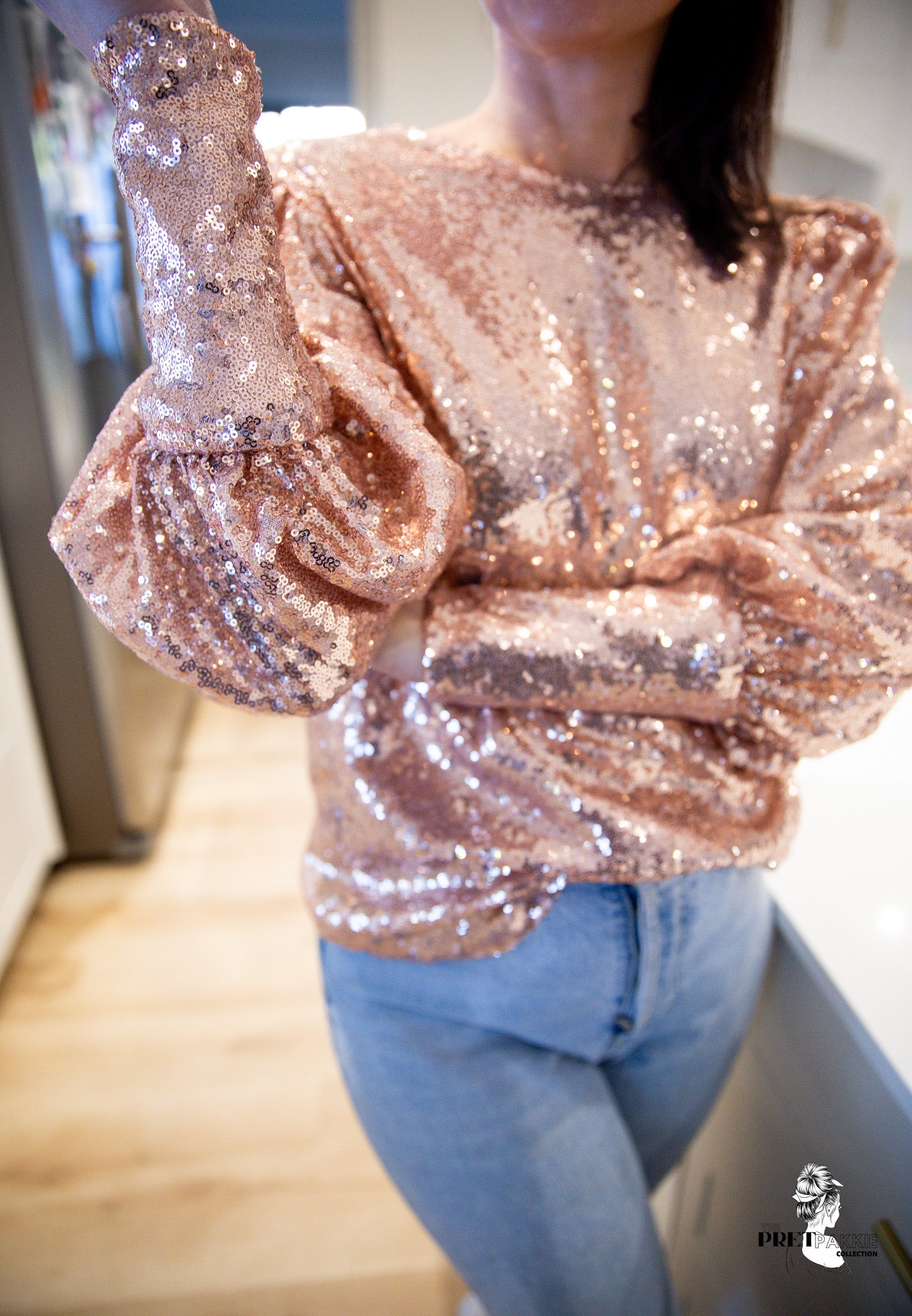 DIDI SEQUINS BLOUSE