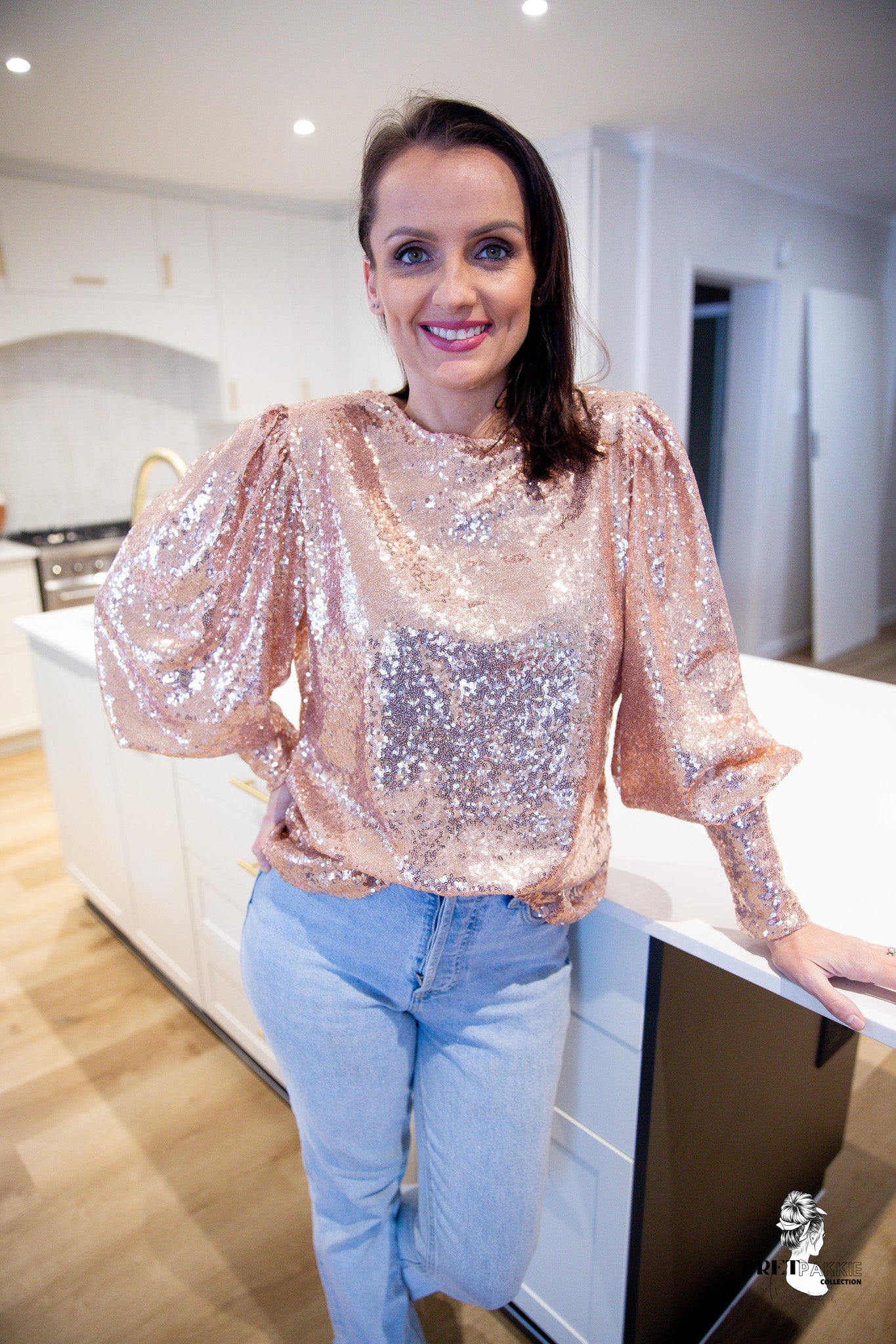 DIDI SEQUINS BLOUSE