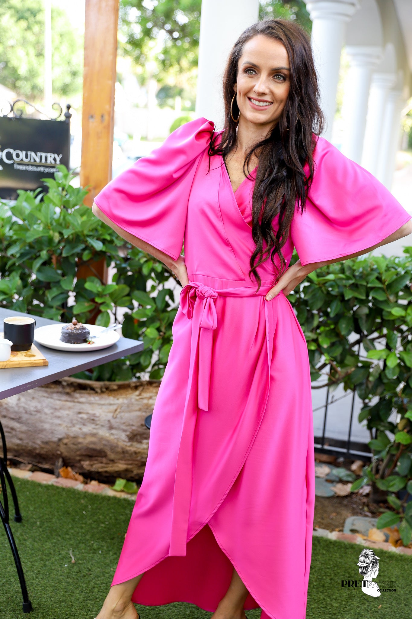 CARMEN MAXI WRAP DRESS