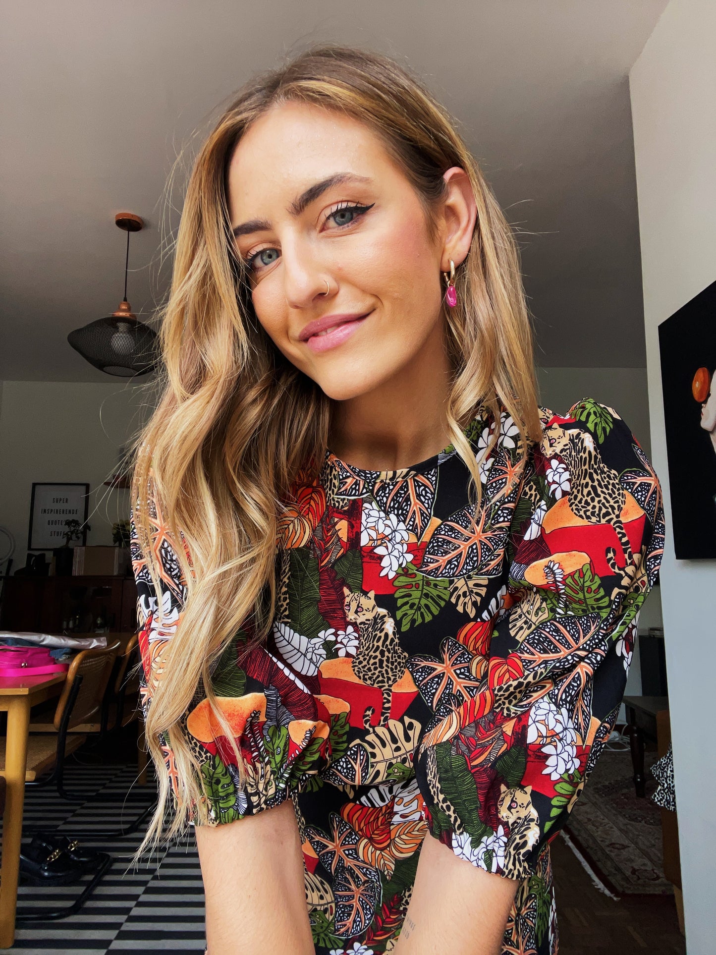 SAFARI CUT-OUT DRESS