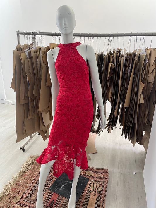 Mermaid dress in lace