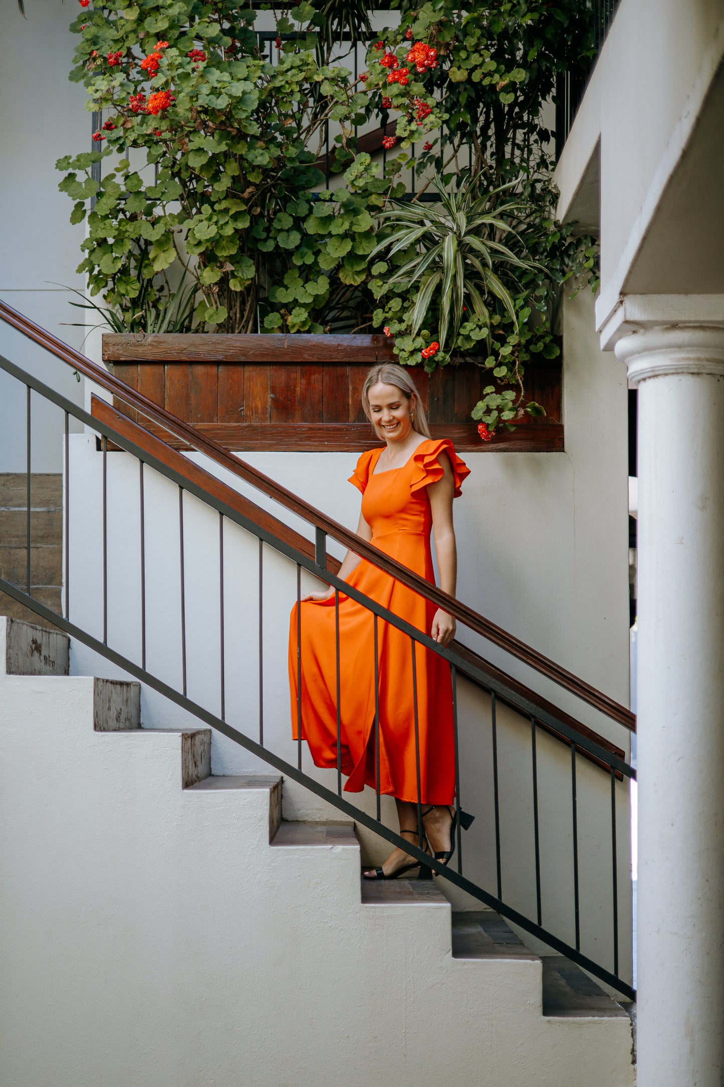 Kimberley Dress in orange