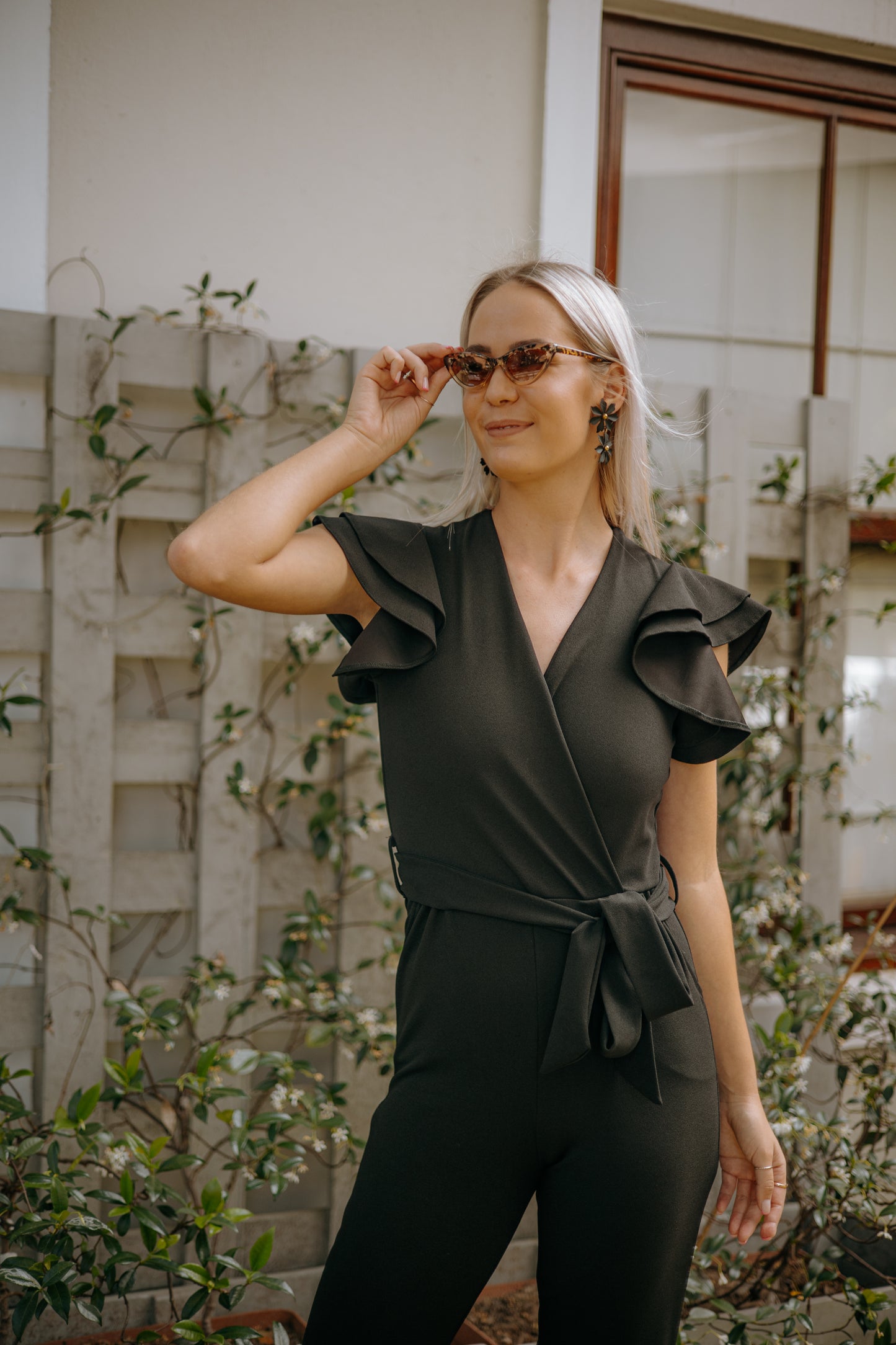 IZA JUMPSUIT IN BLACK