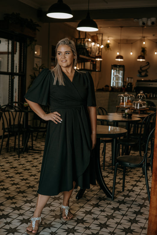 CLASSIC MEL WRAP DRESS