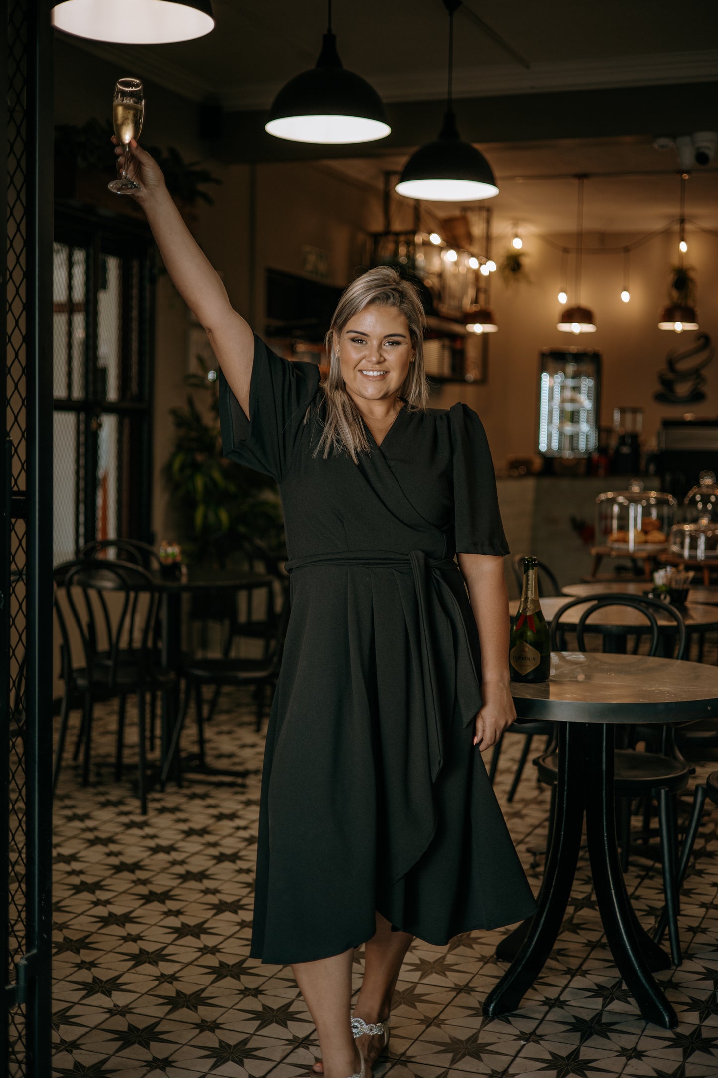 CLASSIC MEL WRAP DRESS