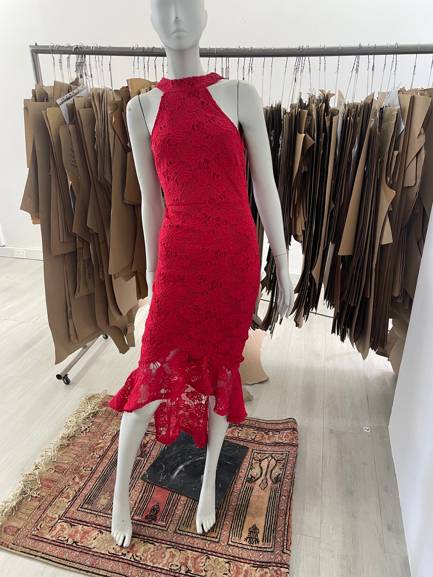 Mermaid dress in lace