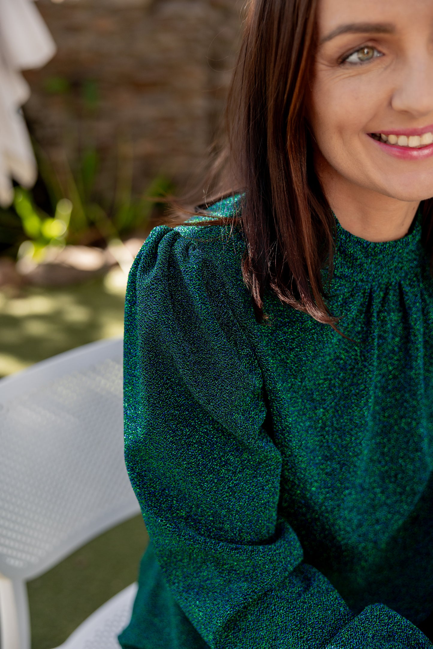 Emerald Disco Top