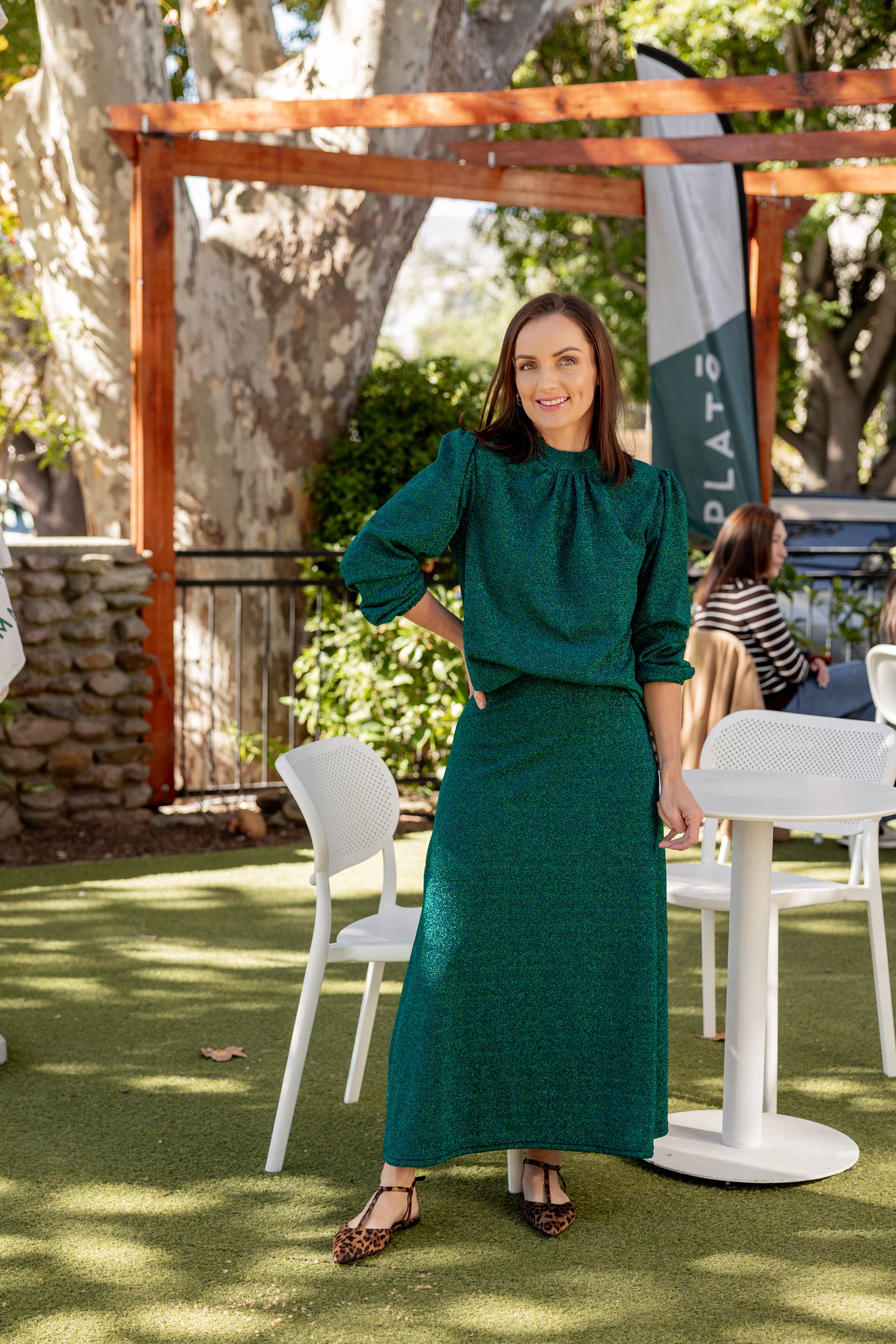 Emerald Disco Skirt
