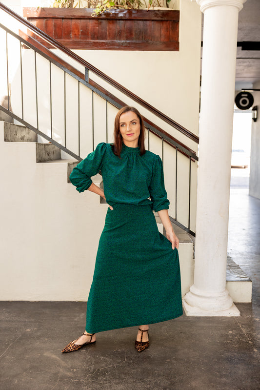 Emerald Disco Skirt