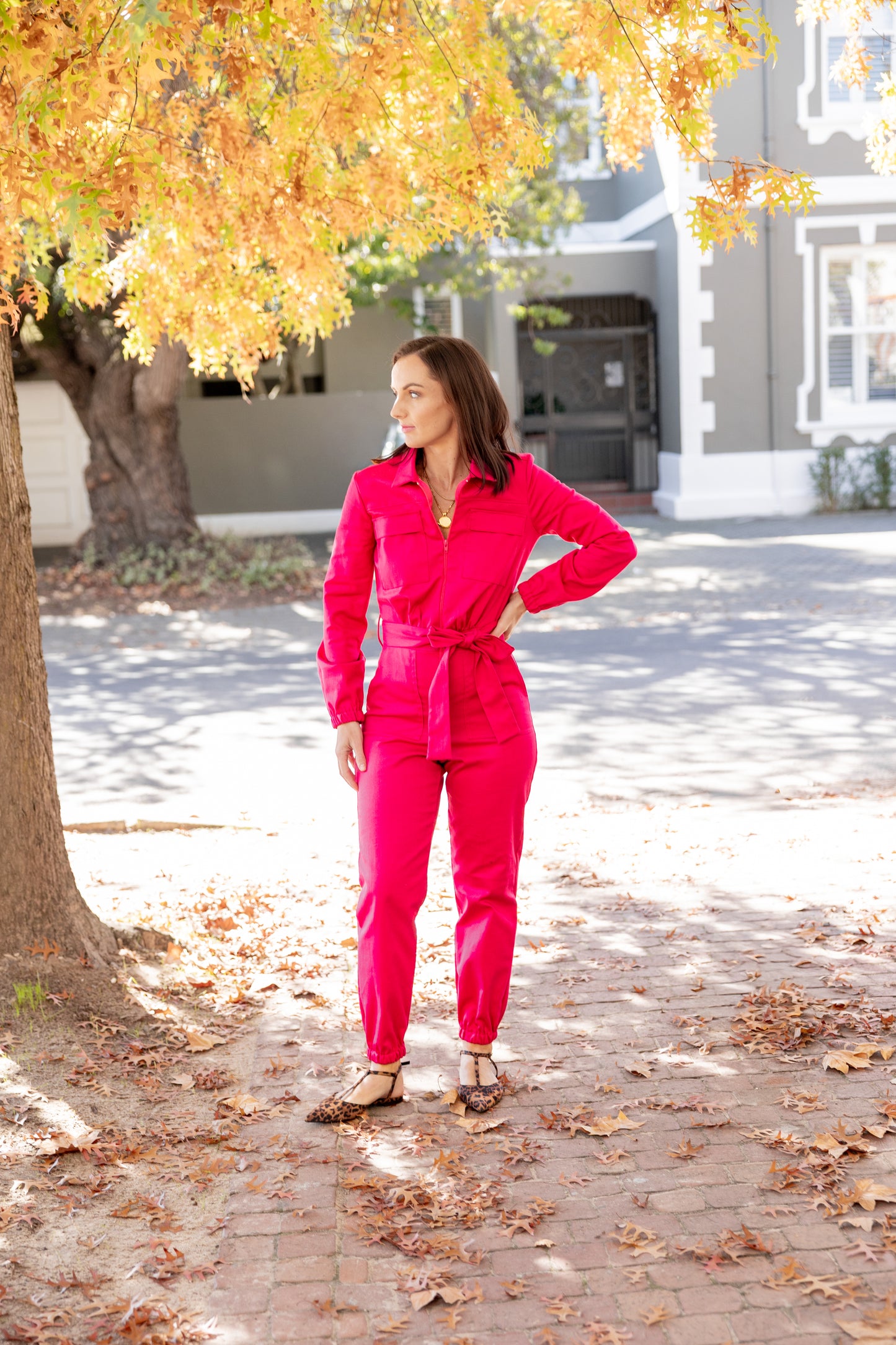 Hot Pink Boilersuit