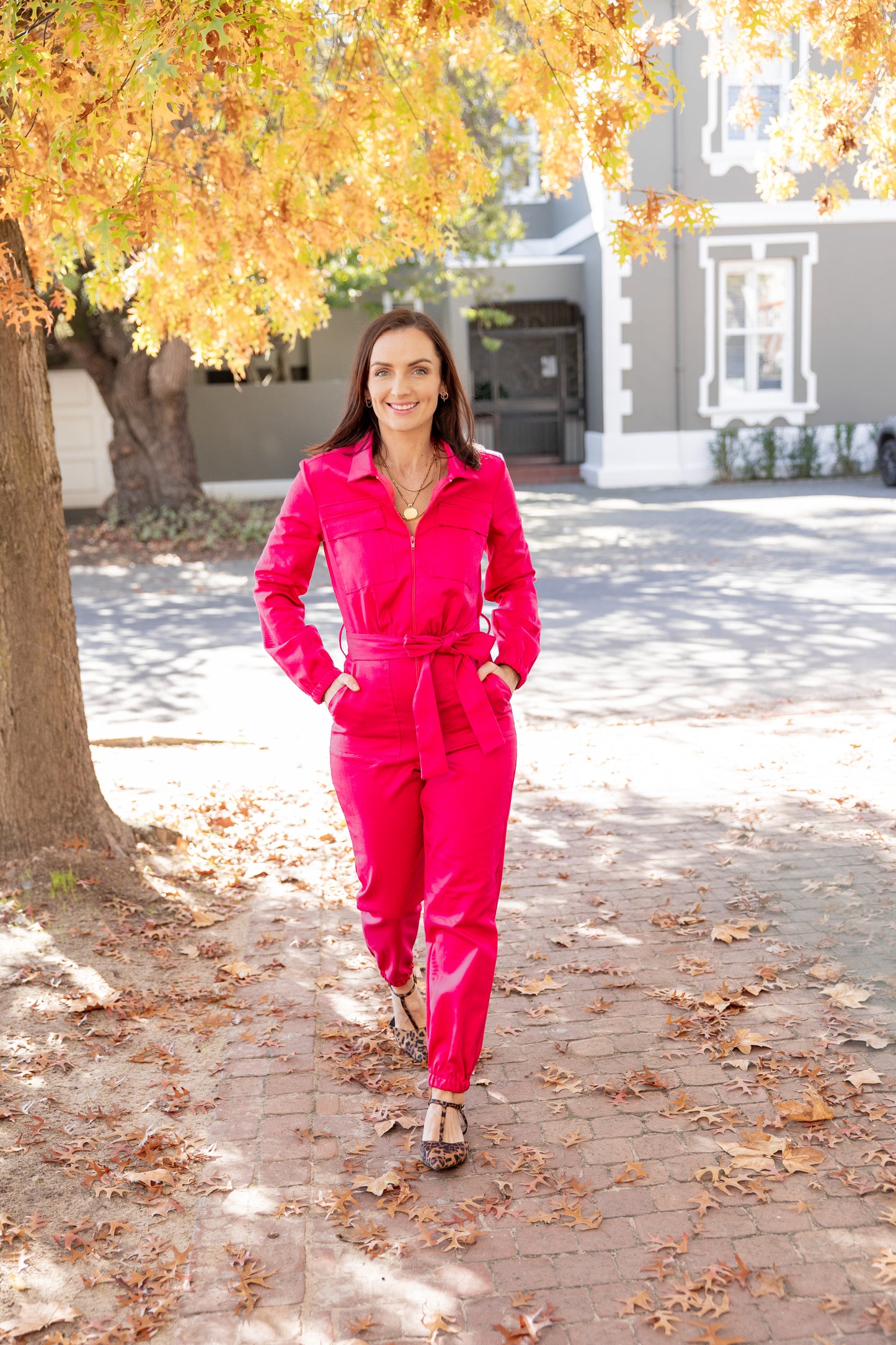 Hot Pink Boilersuit
