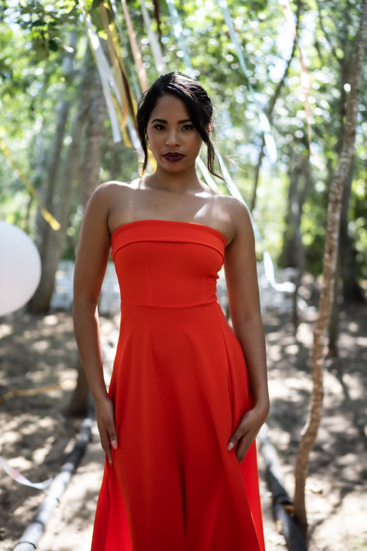 ZOE BOOBTUBE DRESS
