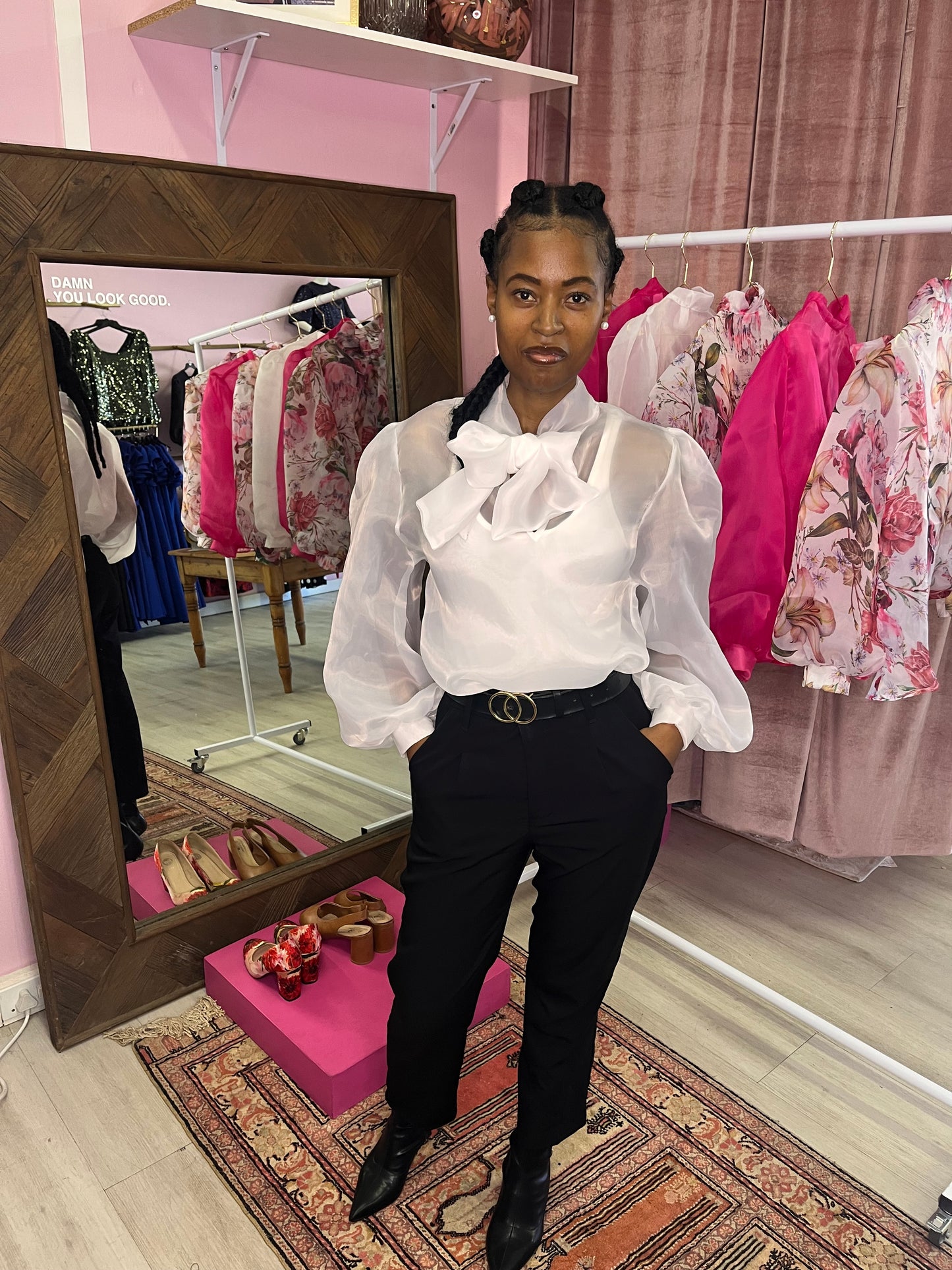 REESE ORGANDY BLOUSE