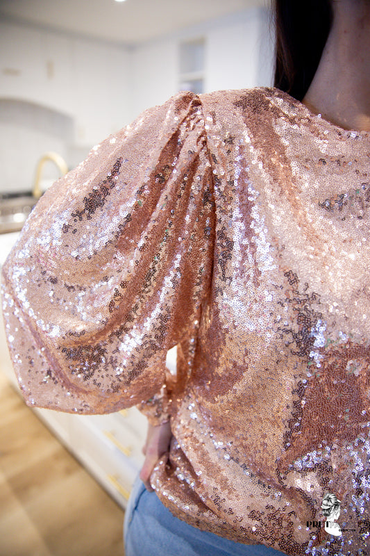 DIDI SEQUINS BLOUSE