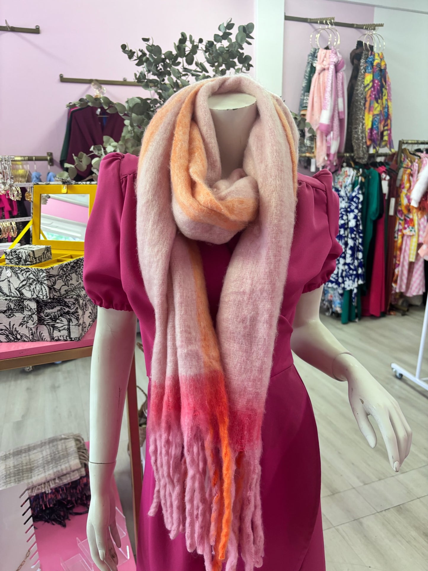 Peachy Glow Scarf
