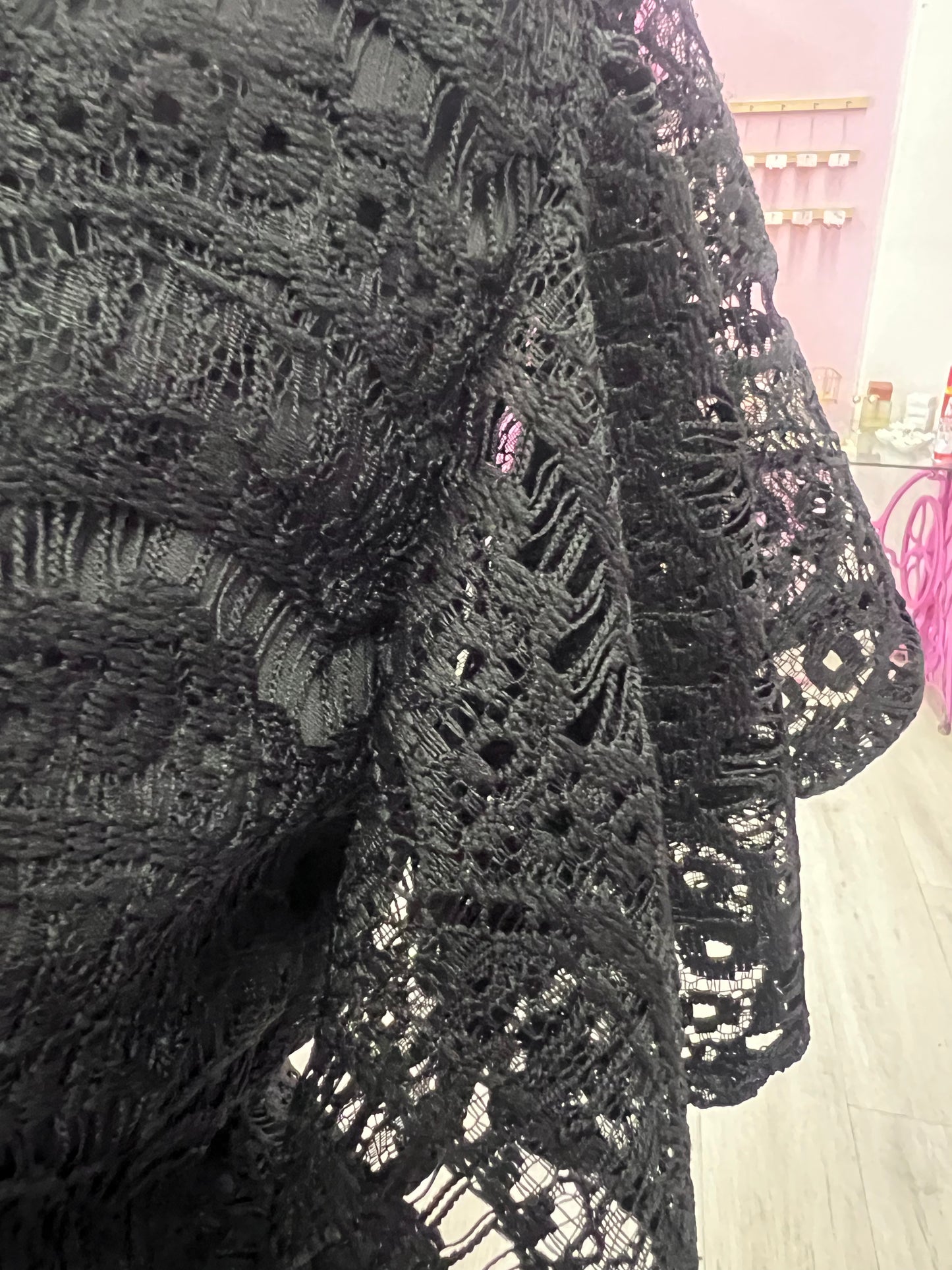 Black Frill Top