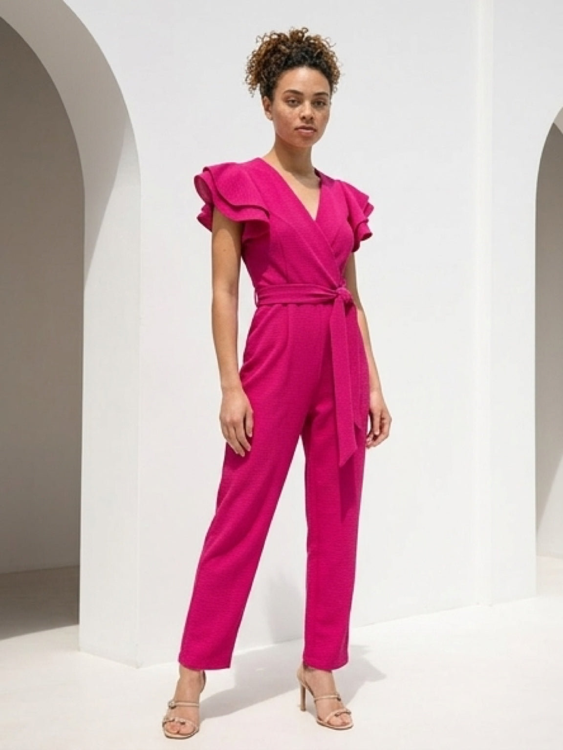 Iza Jumpsuit in Pink