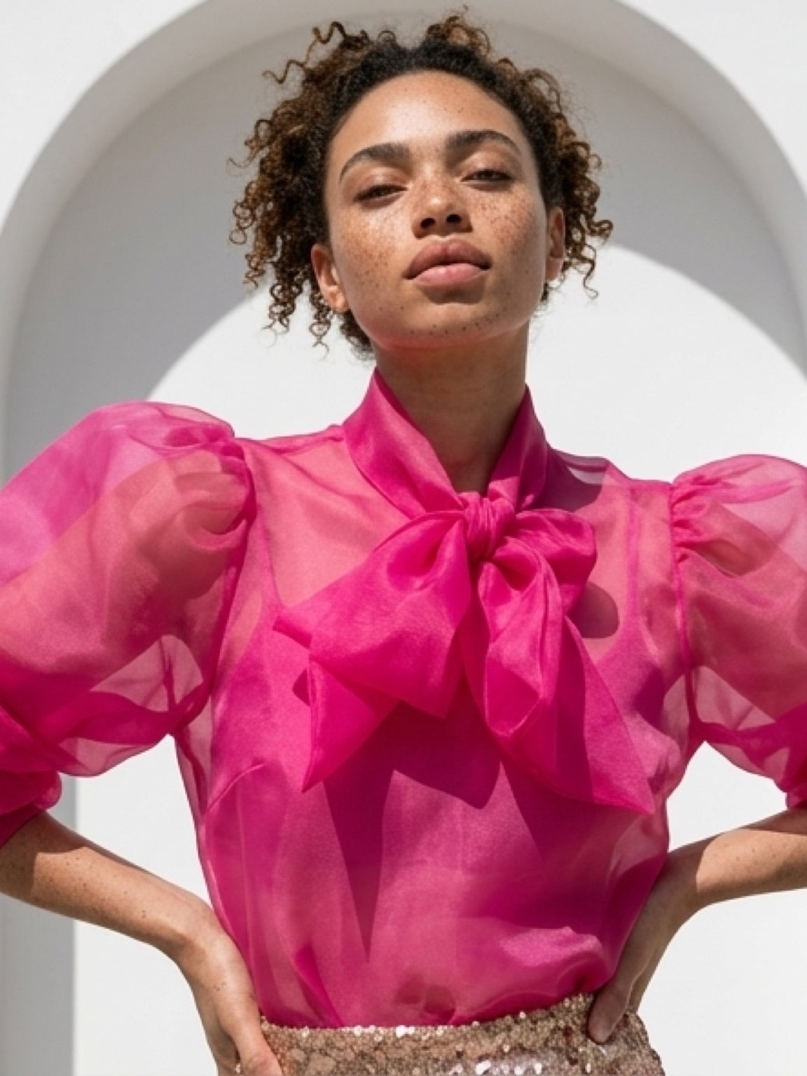 Pink Puff Blouse