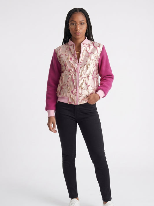 Blush Bloom Bomber