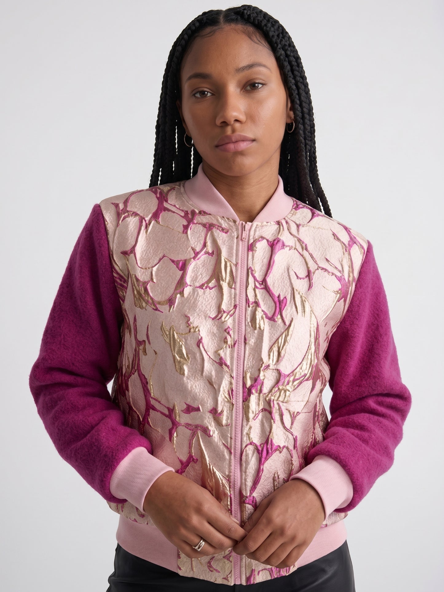 Blush Bloom Bomber