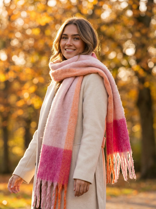 Peachy Glow Scarf