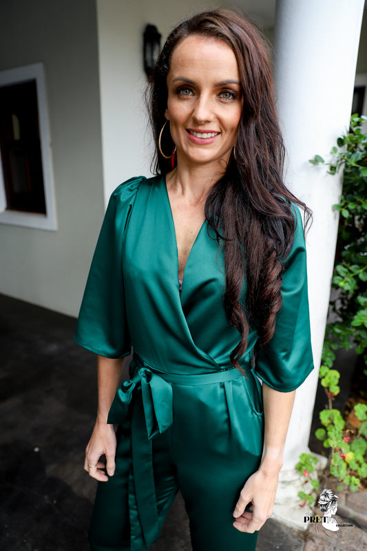 SHARON EMERALD JUMPSUIT