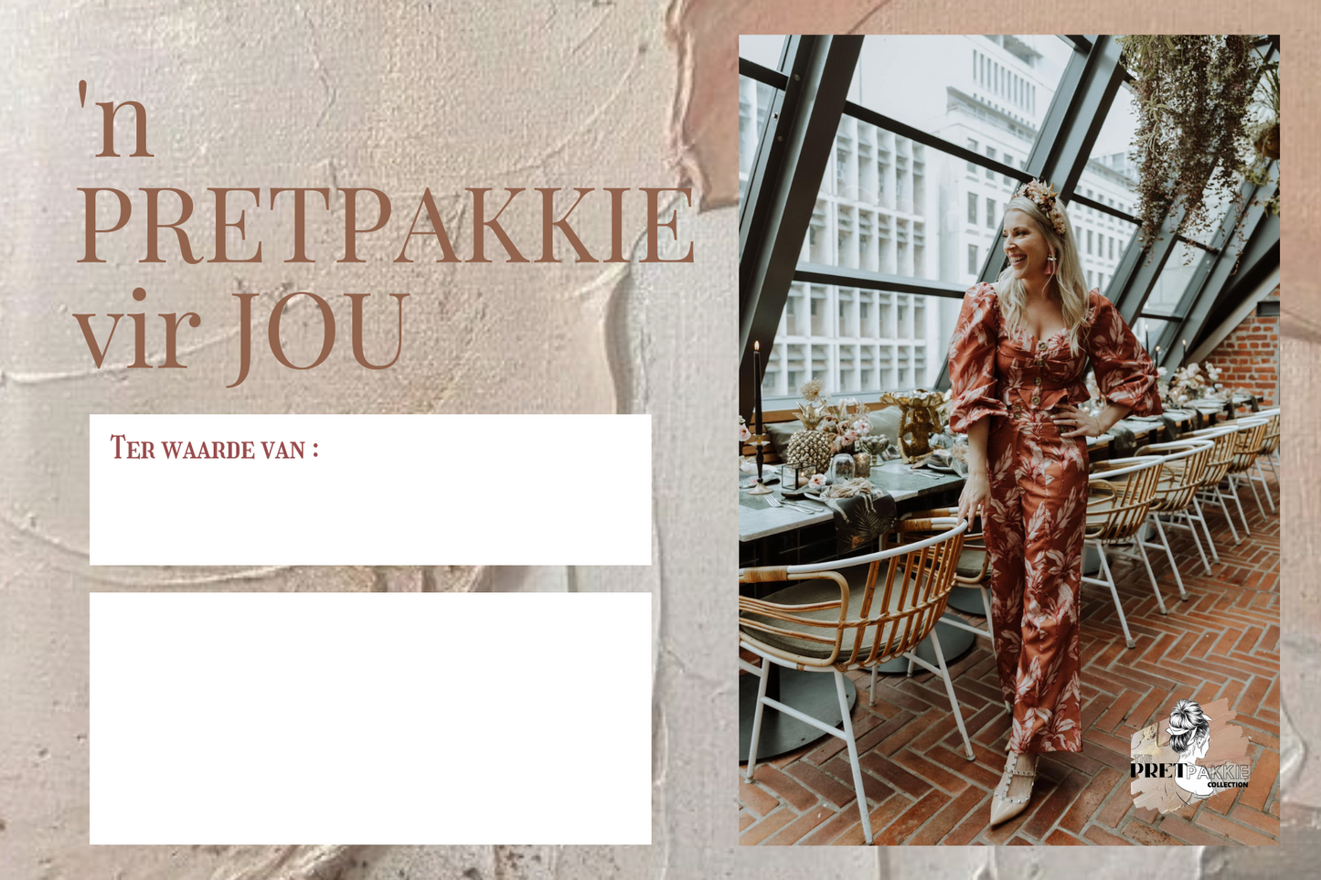 Pretpakkie gift card