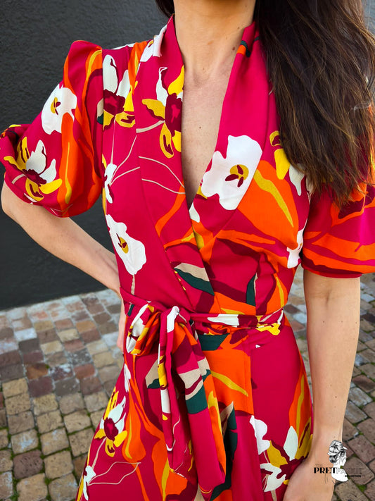 Lea wrap dress