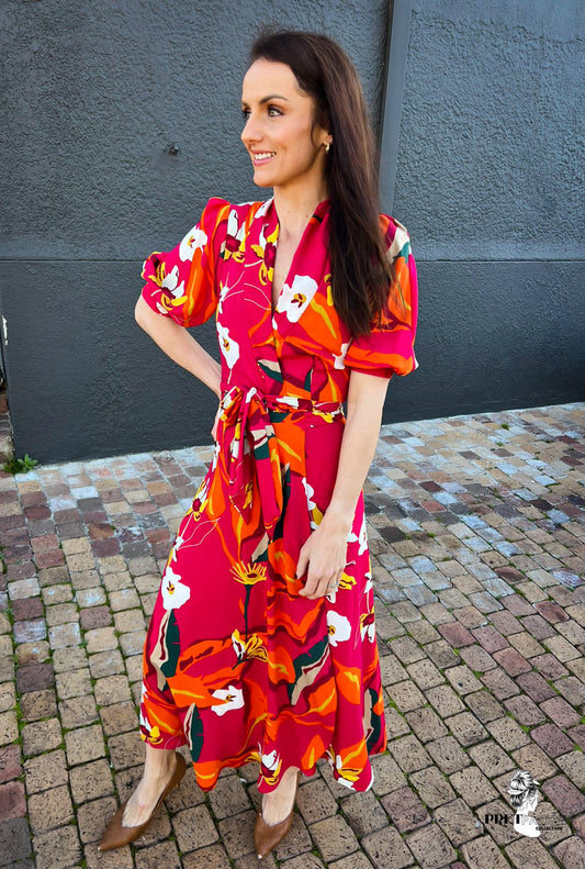 Lea wrap dress